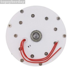 100-650RPM 50-60W Three-Phase AC Generator Micro Disc w/Iron Core Strong Magnets