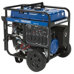 Powerhorse Dual Fuel Generator, 15,000 Surge Watts, 12,000 Rated Watts, CO