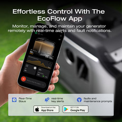 EcoFlow 2000W Smart Dual Fuel LPG丨Gas Generator Powered for Emergencies/Outdoor