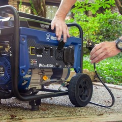 Westinghouse WGen5300v 6,600-W Portable RV Ready Gas Powered Generator Home RV