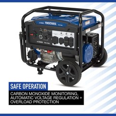 Powerhorse Portable Tri-Fuel Generator with Electric Start, 12,500 Watts