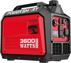 3800-Watt Portable Inverter Generator Gas Powered, Quiet for Camping