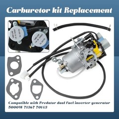 Huayi OEM Carburetor Compatible with Predator 5000 Watts Dual For Predator 5000