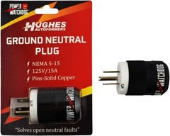 RV Surge Protection Plug with Compact Design for Floating Neutral Generators