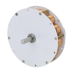 100W 100-650RPM Three-Phase AC Generator Micro Disc Generator with Iron Core