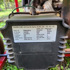 Coleman Powermate 5000 Generator 6250W 10HP Briggs & Stratton