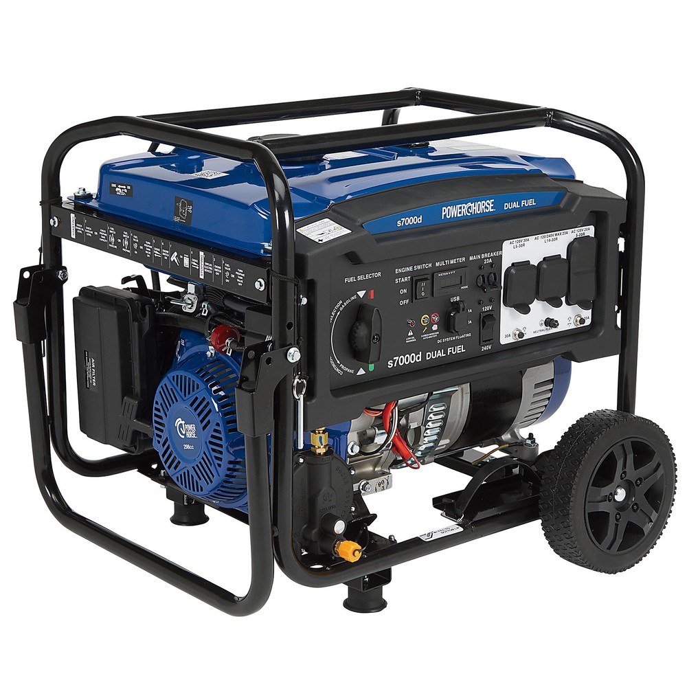 Powerhorse Portable Generator with Electric Start, 7000 Watts