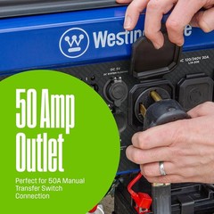 14500 Peak Watt Tri-Fuel Home Backup Portable Generator, Remote Electric Start,