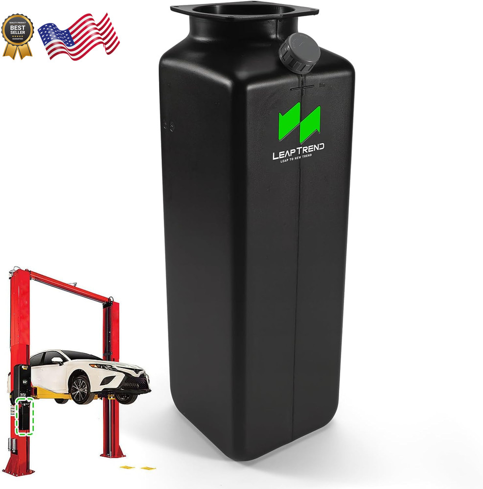 Hydraulic Oil Reservoir Tank (14L Black) Compatible with Rotary/Forward/Direc