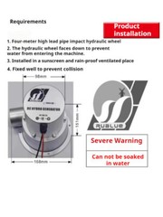 12V24V Water Turbine Generator, DC Permanent Magnet Brushless Generator
