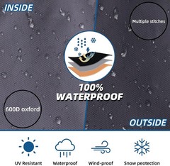 Waterproof outdoor cover for portable generators.
