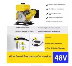 Electric Vehicle Range Extender 48V60V72V Inverter Battery Charger Generator