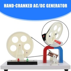 Hand Crank AC & D-C Generator Manual Generator Physics Hand Cranked Generator