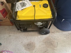 Champion Portable Power Generator 9375 Starting/7500 Running Watts Yellow/Black