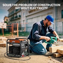 Inverter Gas Powered Generator 4KW Portable Generator 208CC For Home Outdoor