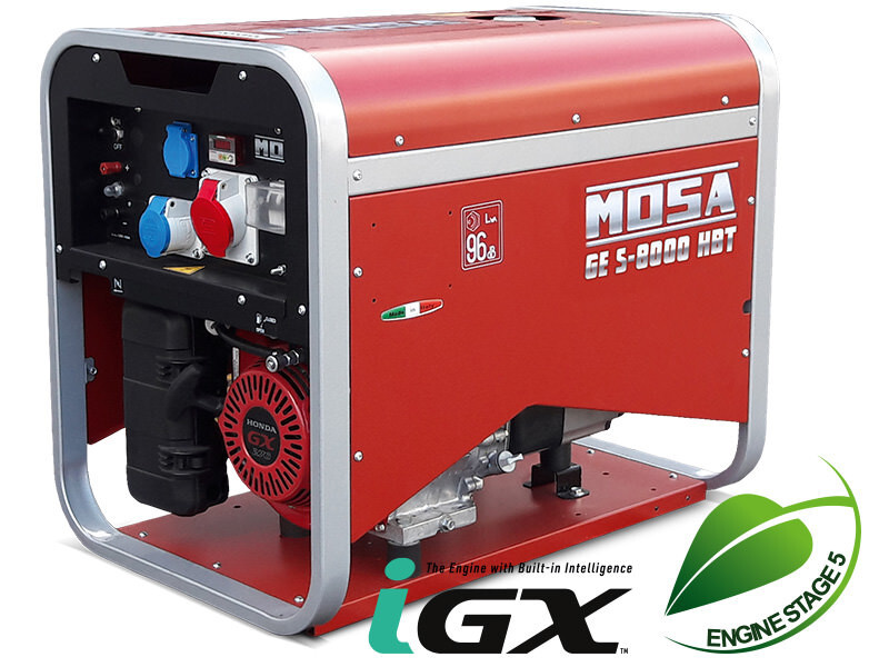 MOSA GE S-8000 HBT Power Generator, Avr, Fi