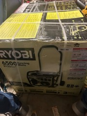 RYOBI 6,500-Watt Gasoline Powered Portable Generator with CO Shutdown Sensor