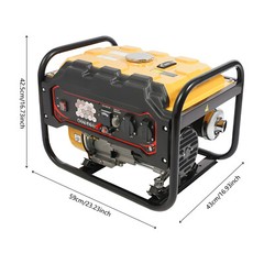 220V 4-Stroke Gasoline Generator Single Cylinder Portable Power Generator 6.5HP