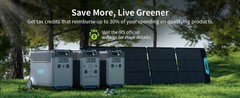 ABOK Ark3600 3840Wh Portable Power Station with 400W Solar Panel for Home Backup