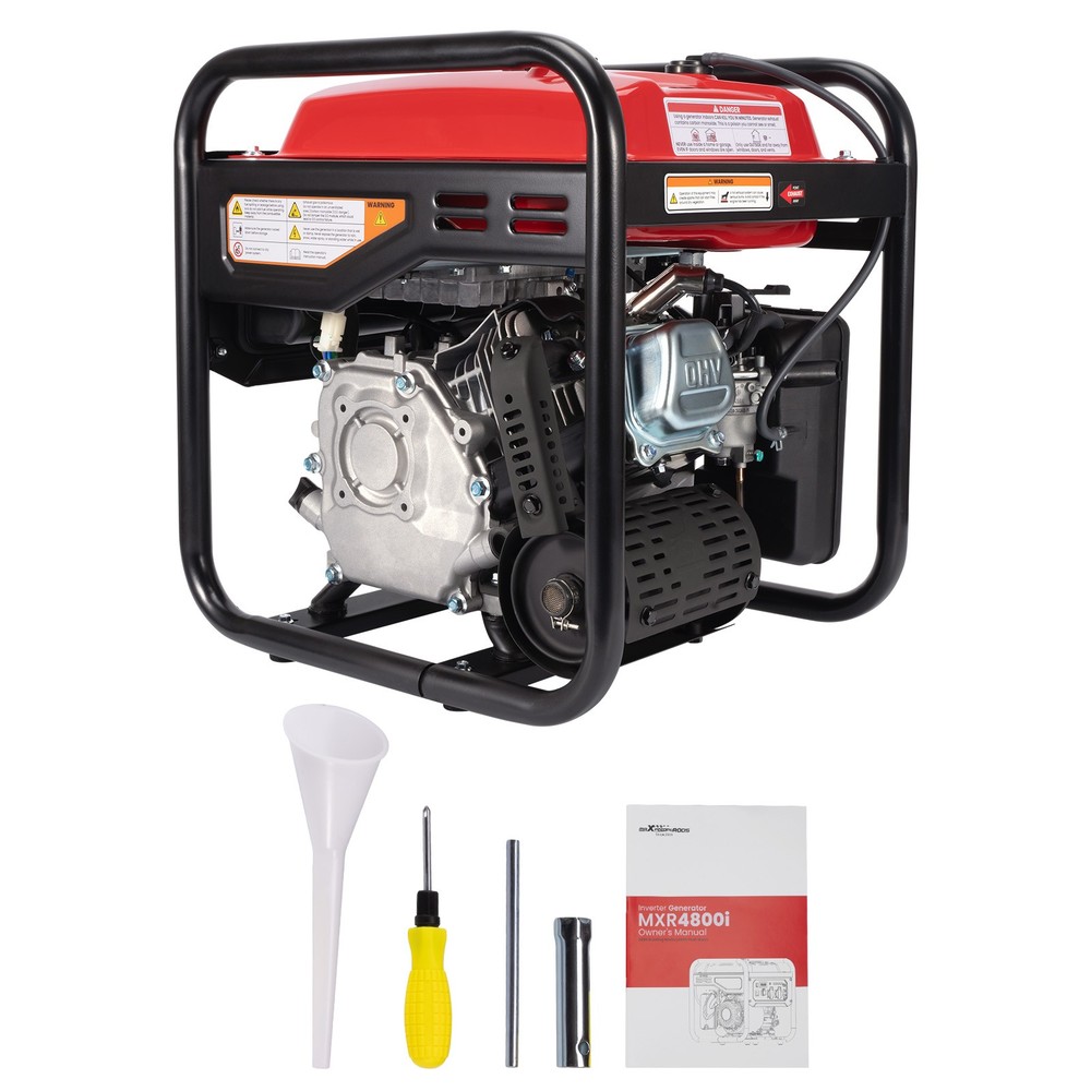 4800W Peak 3500W Rated Portable Gasoline Inverte Generator 120V For Emergency