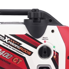 Quiet Inverter Generator 2400W App Data Monitor Eco Mode Lightweight Portable