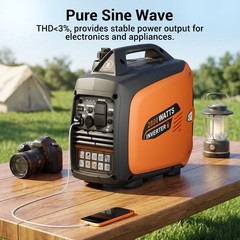 Efurden Gas Powered Inverter Generator Portable 2800W Quiet Blizzard Outage NEW