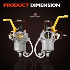 Carburetor Carb Replacement Compatible with Huayi Westinghouse WGen5300DFcv