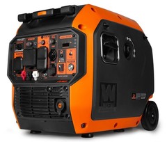 WEN 6800 Watt Dual Fuel RV Ready Electric Start Portable Inverter Generator with