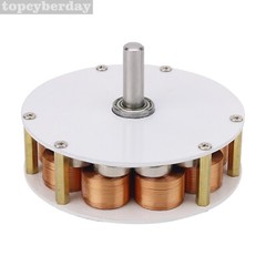 100-650RPM 50-60W Three-Phase AC Generator Micro Disc w/Iron Core Strong Magnets