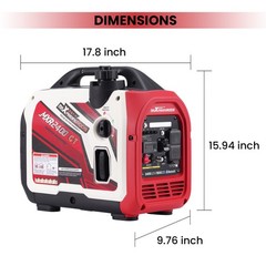 Super Quiet Lightweight Generator 2400W 58dB 15kg for Travel Camping Outdoor