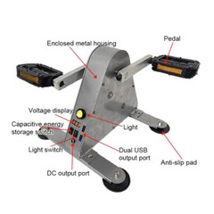 100W New Portable Pedal Generator for Power Generation Charging Lighting FitneGF