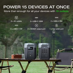 EcoFlow DELTA 2 Max Portable Power Station 2048Wh LFP Generator for Outdoor
