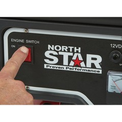 NorthStar Commercial-Grade Portable Generator, Honda GX390 OHV Engine, 6600