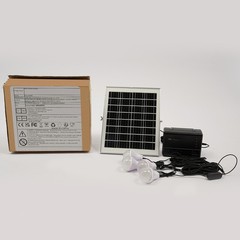 Solar Inverter, Power Generator, Solar Generator with Bulbs & Solar Panel