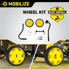 Champion Power Equipment 40065 Wheel Kit with Folding Handle and Never Flat T…