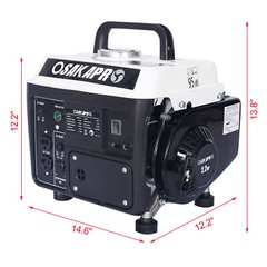 2-Stroke OHV Portable Generator 900 Watt 71CC Gas Powered Start Home Back Up