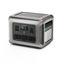 ALLPOWERS 2500W Portable Power Station with 2X Mono flexible 100W Solar Panels