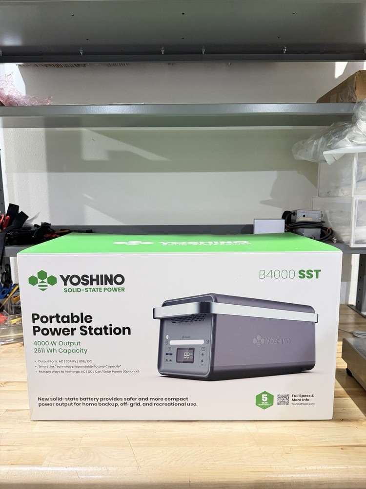 YOSHINO B4000 SST PORTABLE POWER STATION (NEW FACTORY SEALED) SHIPS FAST