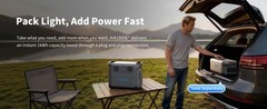 1024Wh ABOK Ark1800 Power Station 1800W LiFePO4 1000W PV Input with 2x200W PV