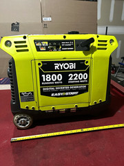 Ryobi RYi2200A 1800W 2200W Digital Inverter Generator Tested Runs EasyStart