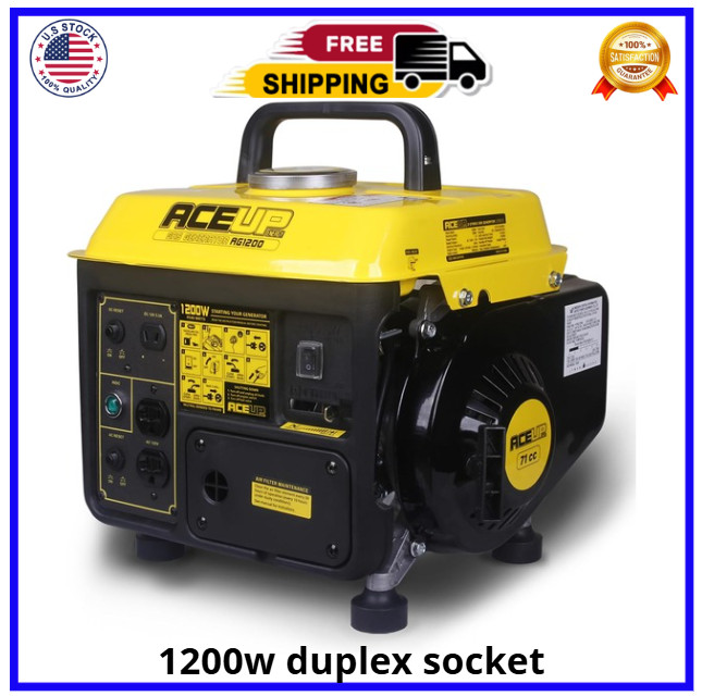 LA MEJOR Planta Generador De Luz Electrica De Gasolina 2 Ciclos 1200W Portatil