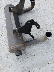 Generac Gtv760 MUFFLER Oem Used No Baffle READ DSC