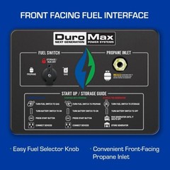 DuroMax XP13000EH 13,000 Watt Portable Dual Fuel Gas Propane Generator