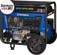 12500 Peak Watt Tri Fuel Portable Generator with Remote Electric Start