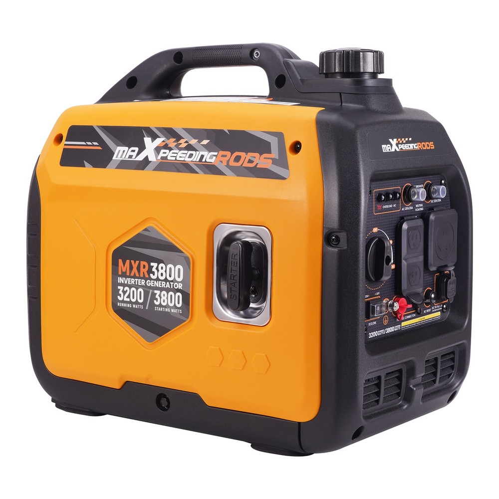 3800W Portable Inverter Generator 120V Gas Powered 21kg 58dB for Camping