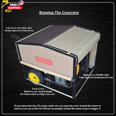Generator Shed Combining Generator Covers While Running & Generator Covers for