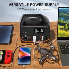 Portable Power Station, 266wh Portable Generator Camping Home Use Lithium Batter