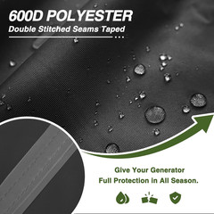 Porch Shield Outdoor Generator Cover for Most Inverter Portable Generator EU1000