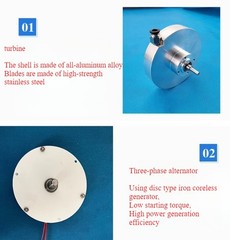 Turbine Generator Set High Pressure Steam Power Generation 50-100W Small Outdoor