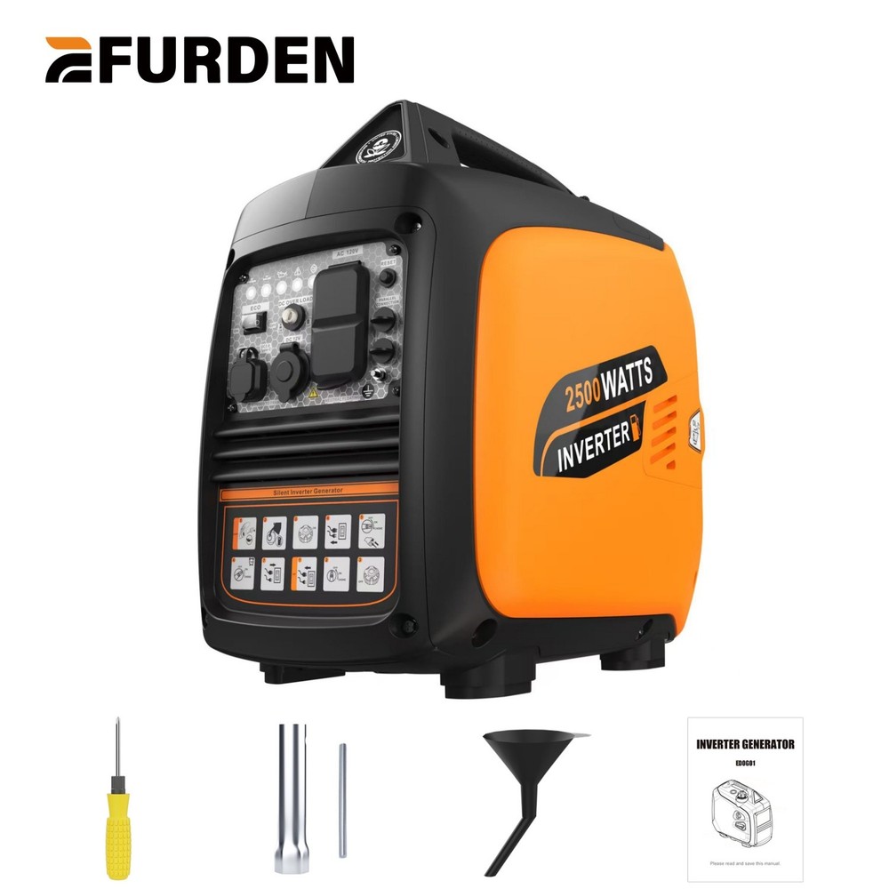 2500W Generator Inverter Quiet Gas Generator Portable 58dB For Outdoor Camping